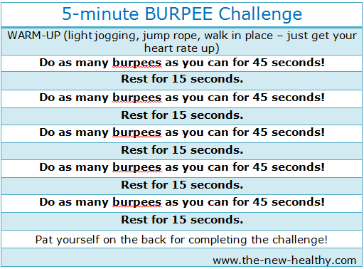 Sweat it out BURPEE challenge