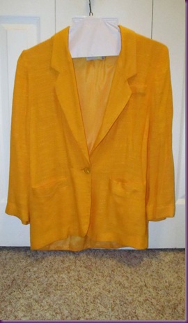 yellow blazer