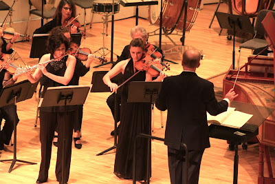 Mary Miller, principal flutist, and Ruth Lenz, RCO Concertmaster with Theodore Kuchar and the RCO