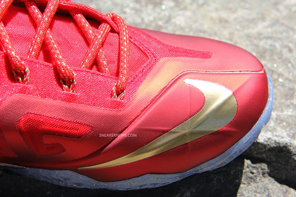 LBJ Wears LeBron 11 Low Championship Sample at His Skills Academy