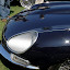 Richard + Syney Darnell, Jaguar E-Type Serie 1,5 --- Concours de Elegance USA Vice-Champion 2007 (JCNA), --- Concours de Elegance World Champion 2009, class Driver's Cars (Concours de´ Elegance Comitée Monaco) Jaguar XK-E, with Head-Light-Cover Kit. The Head-Lamp-Cover Conversion Kit made by designer Stefan Wahl in the tradition of Malcolm Sayer. / Jaguar E-Type mit Scheinwerferabdeckungen, designed und hergestellt von Designer Stefan Wahl in der Tradition von Malcolm Sayer.