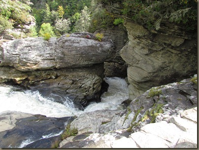 Linville falls, first level