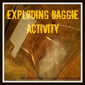 exploding baggie