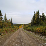 Nabesna Road para o  Wrangell-St Elias NPP em Nabesna, Alaska, EUA