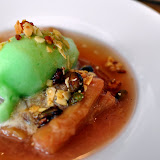 Rhubarbe et granny-smith.