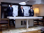 José María Sánchez-Harguindey Sendra, director del hotel, José Luis Roig, presidente de Regina Hoteles, y Luis Roig, director general de la compañía. Gentileza: Hotel Pulitzer.