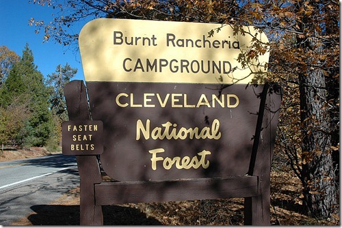 Burnt Rancheria Sign