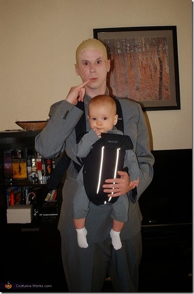 disfraz casero de Dr. Evil y Mini Me para padre e hijo | Disfraz casero