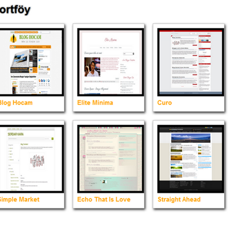 Blogger’da Portföy Sayfası Oluşturma