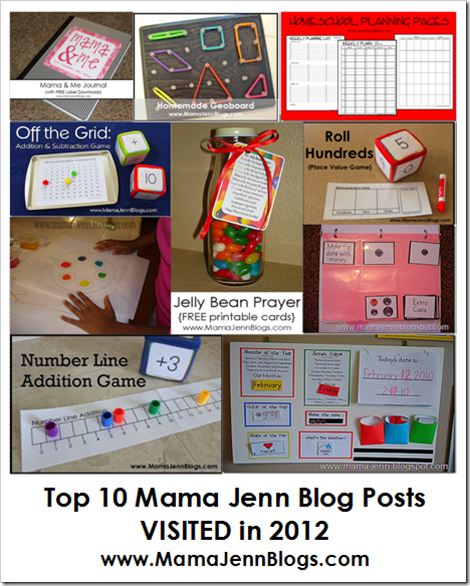 Top 10 Mama Jenn Blog Posts VISITED in 2012 Top 10 Mama Jenn Blog Posts VISITED in 2012