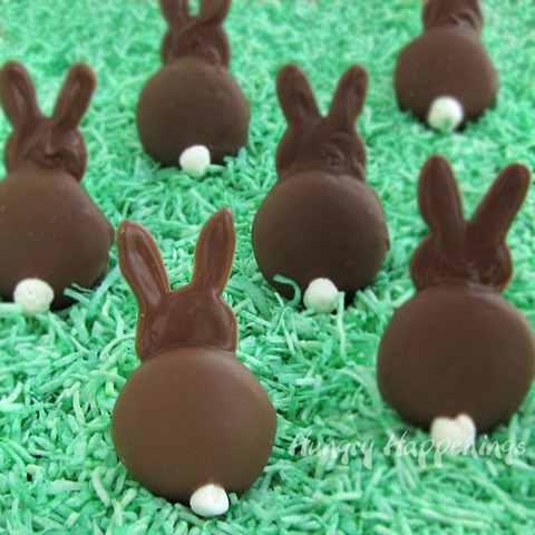 wow me Chocolate Easter bunnies, bunny, rabbit, cookies, cookie, milk, candy melts, recipe
