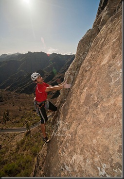 Escalada en ayacata, escalada en canarias