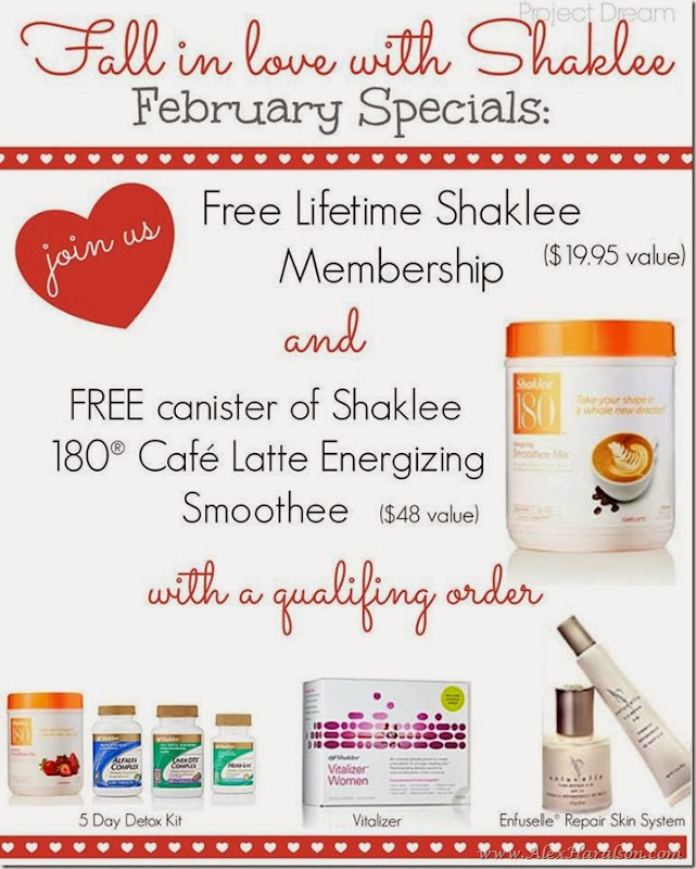 February Shaklee promo