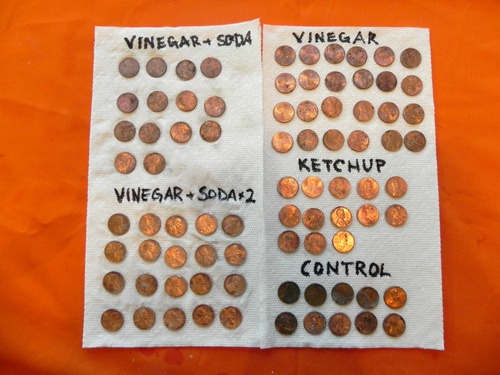 shining pennies experiment results