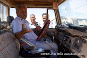Muhammad explains to his army buddies and me why his 1983 Toyota Land Cruiser is more suitable for desert travel than some of the newer models.