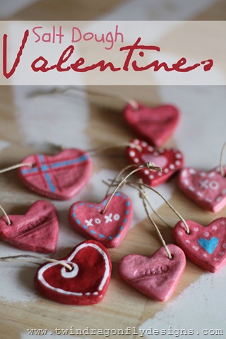 Salt Dough Valentines Salt Dough Valentines