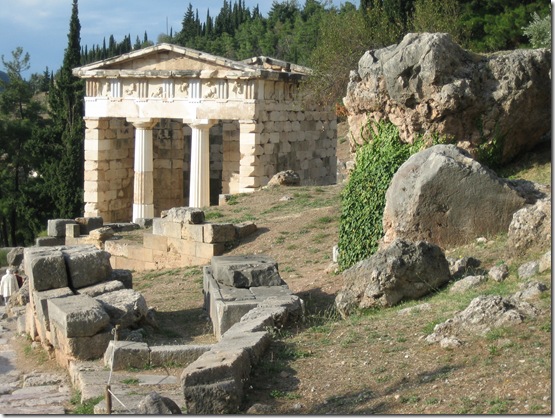 Sanctuary of Apollo - Athenian Treasury