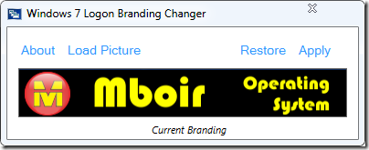 Windows 7 Logon Branding Changer - mboir