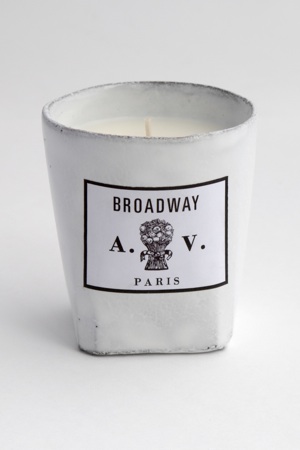 Smells like: citrus and caramel. Astier de Villatte Broadway Candle, $75, suefisherking.com. Smells like: citrus and caramel. Astier de Villatte Broadway Candle, $75, suefisherking.com.