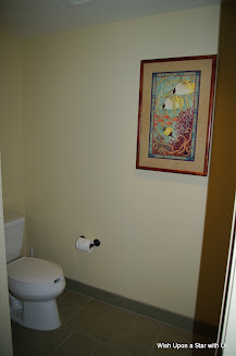 separate toilet area