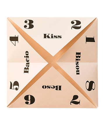 4. Fold remaining corners in to meet at the center point.