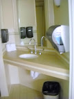 Room 5531, bathroom sink, mirror, etc.
