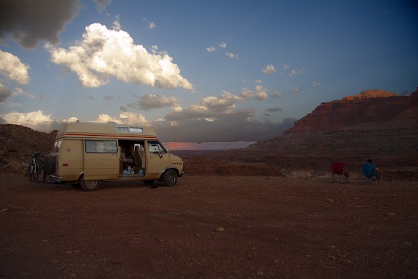 Camping for the Night in Glen Canyon NRA