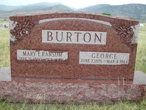 George Burton & Mary Ransom