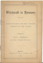 Witchcraft In Kenmore From 1730 To 1757