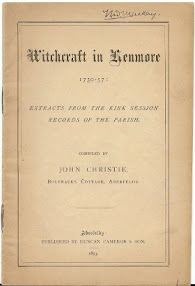 Cover of John Christie's Book Witchcraft In Kenmore From 1730 To 1757