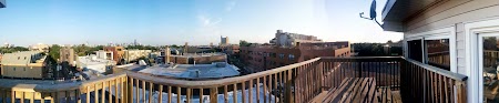 View from the hostel balcony