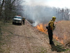 Igniting flank fire with the engine pumping and rolling.