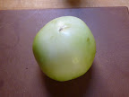 A green tomato
