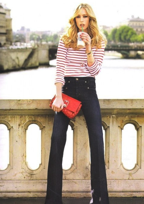 Flare Jeans via La Dolce Vita 