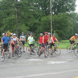 The Breakfast Ride contingent of the Four County Ride - 08-08-09