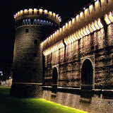 Milano by night, castello sforzesco.