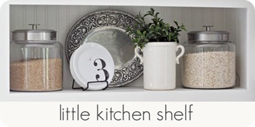 little kitchen shelf