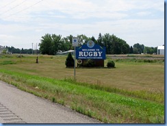 2532 North Dakota Hwy 3 South Rugby - Welcome sign