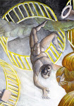 "Samsara", (detail), acrylic on canvas, 2012