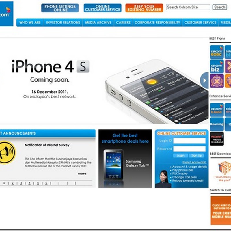 pelancaran iphone 4s pada 16 disember 2011