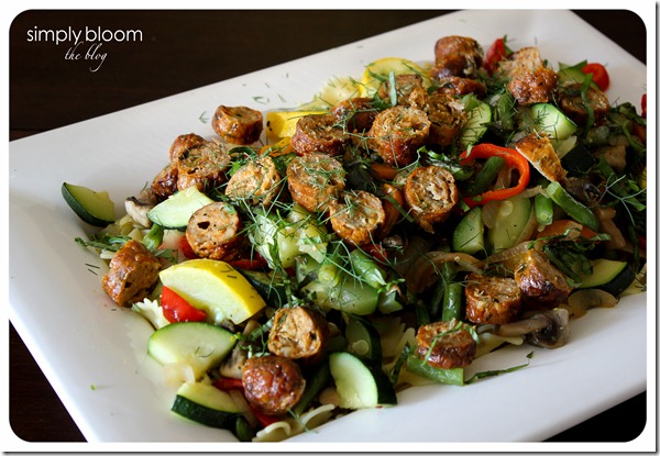 Grilled Sausage & Veggies Dinner