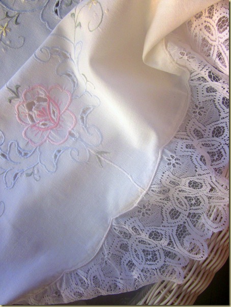 pastel tablecloth