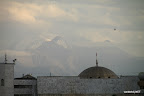 View from Ala-Too square on Ala-Too mountains