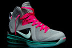 nike lebron 9 ps elite grey candy pink 6 07 LeBron 9 P.S. Elite Miami Vice Official Images & Release Date