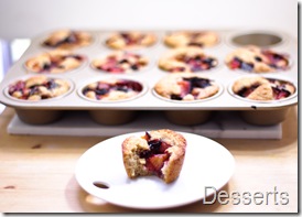 plum cobbler muffins36 plum cobbler muffins36