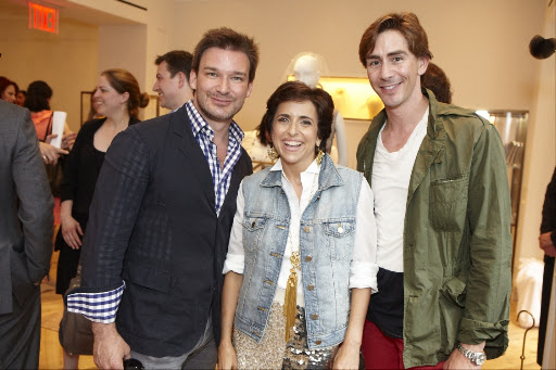 Here I am with Joe Lupo of Visual Therapy and hair stylist Tim Rogers. Here I am with Joe Lupo of Visual Therapy and hair stylist Tim Rogers.
