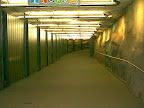 Entering subway tunnel