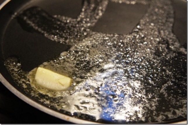 melting butter                    