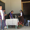 Fr. Manoling blesses some of the 80 houses rebuild in Bagtik and Catigbian, Bohol