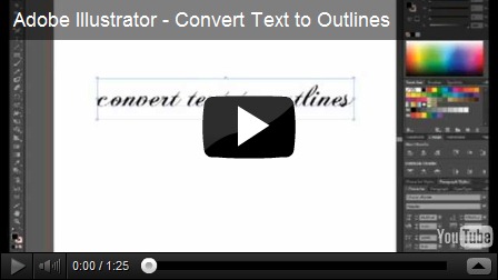 How Do I Convert Text To Outlines In Adobe Illustrator